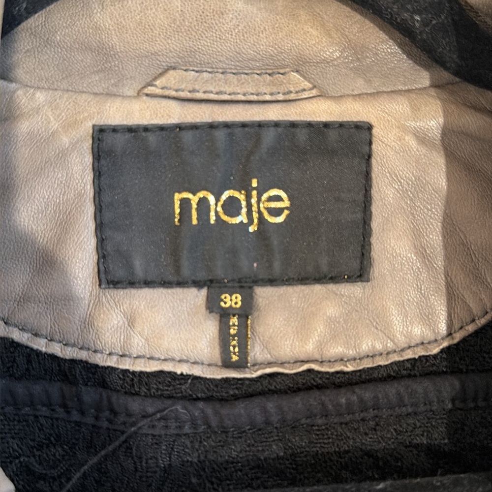 Maje Lamb leather jacket! - Picture 2 of 9